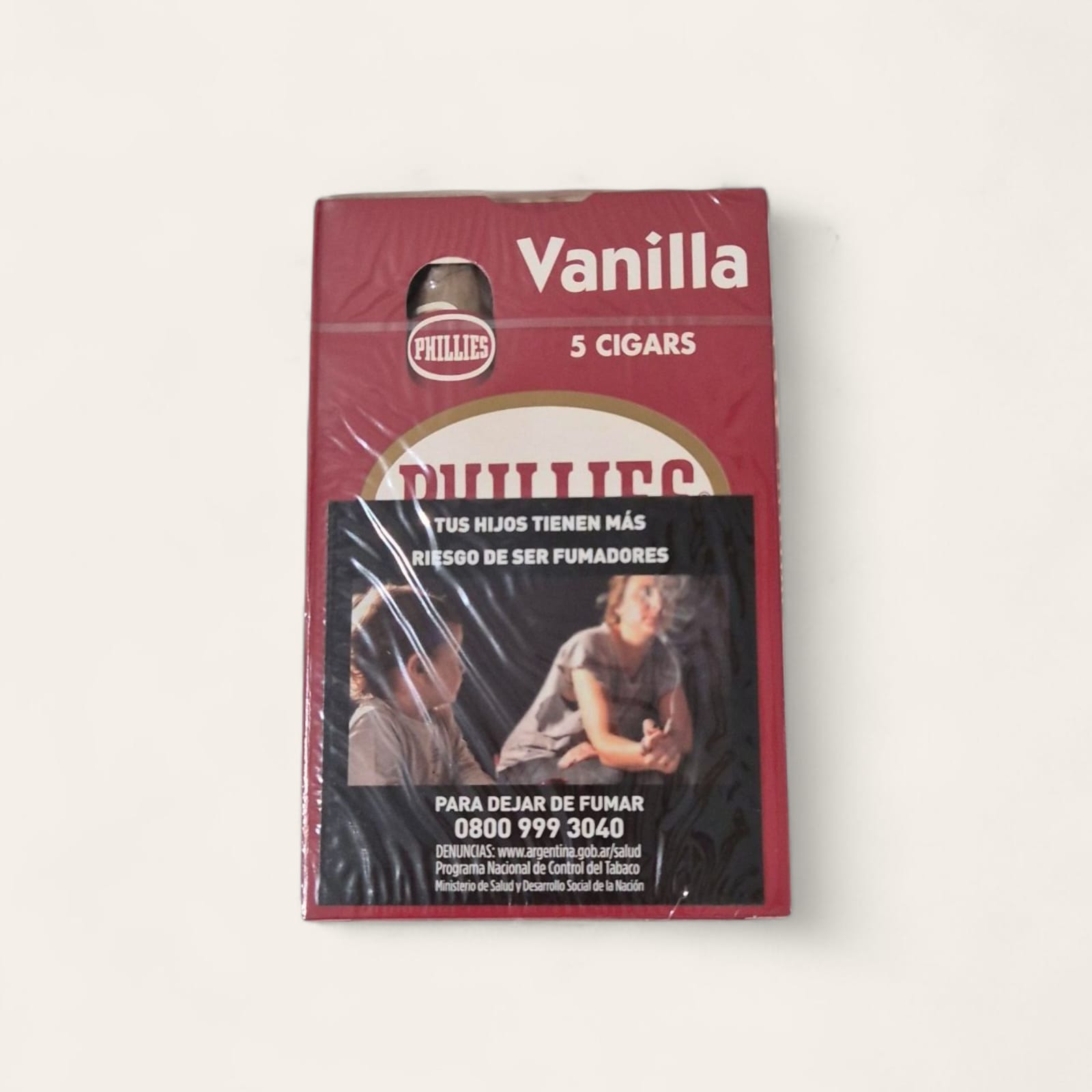 Phillies Blunt Vainilla x un. (Cajita x 5 cigarros)